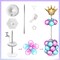 Balloon Column Kit Set Of 2, Balloon Stand for Floor with Base and Metal Telescopic Pillar(6.6ft Adjustable Height)for Birthday,Graduation,Baby Shower, Wedding Party Decoration